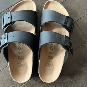 Papillio Black Vegan Sandals